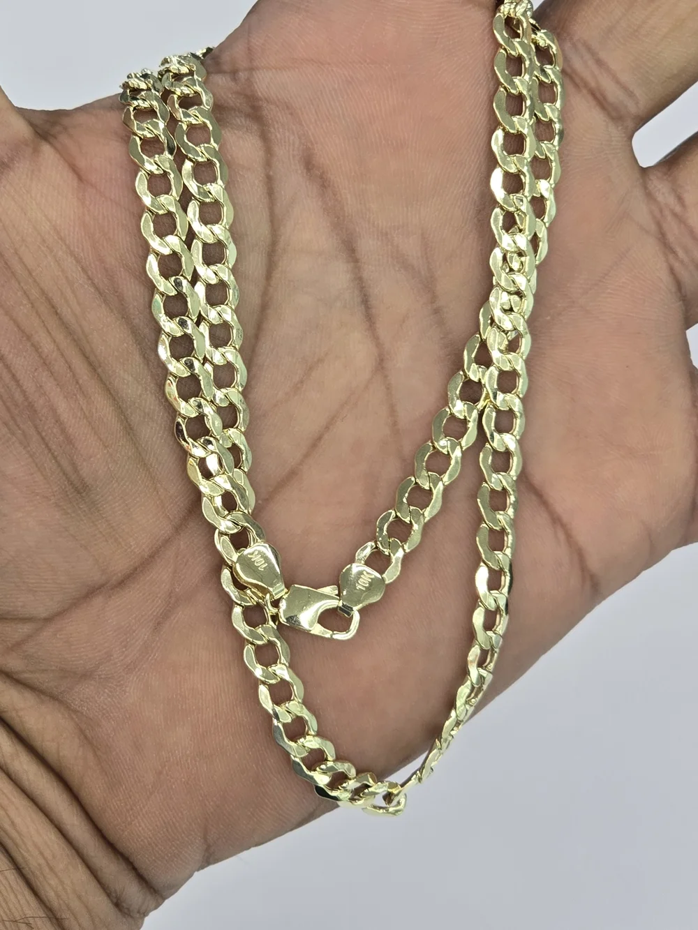 10k Real Gold Cuban Chain 5.6mm 22 Inches